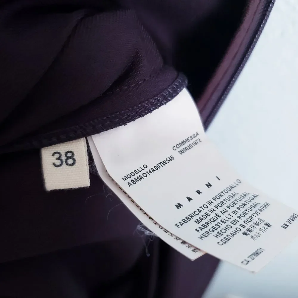 Marni Winter Collection 2013 Brown Scoop Neck Dress - Picture 7 of 8